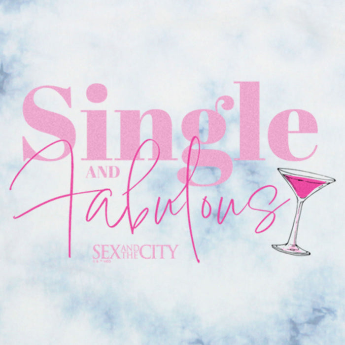 Fifth Sun Junior's Sex And The City Single And Fabulous Cosmo T-Shirt