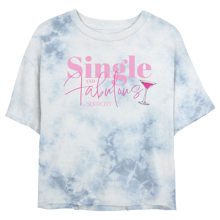 fifth sun Junior's Sex and the City Single and Fabulous Cosmo T-Shirt