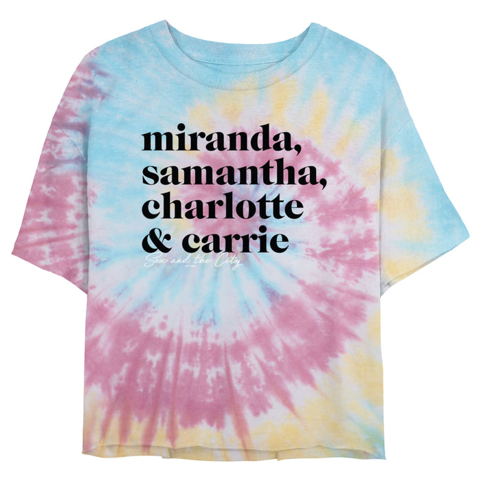fifth sun Junior's Sex and the City The Gals Text T-Shirt