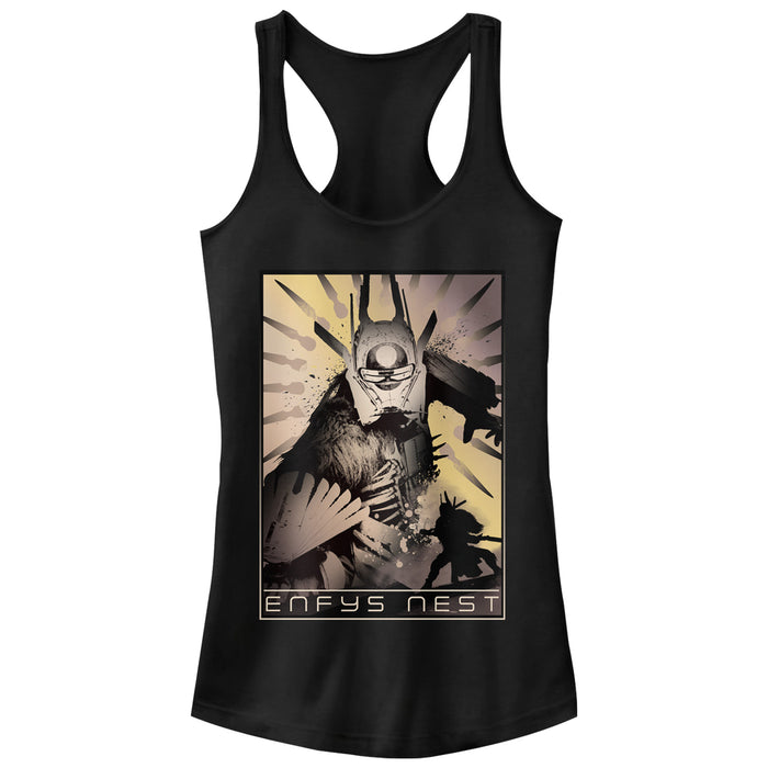 fifth sun Junior's Solo: A Star Wars Story Enfys Nest Profile Racerback Tank Top