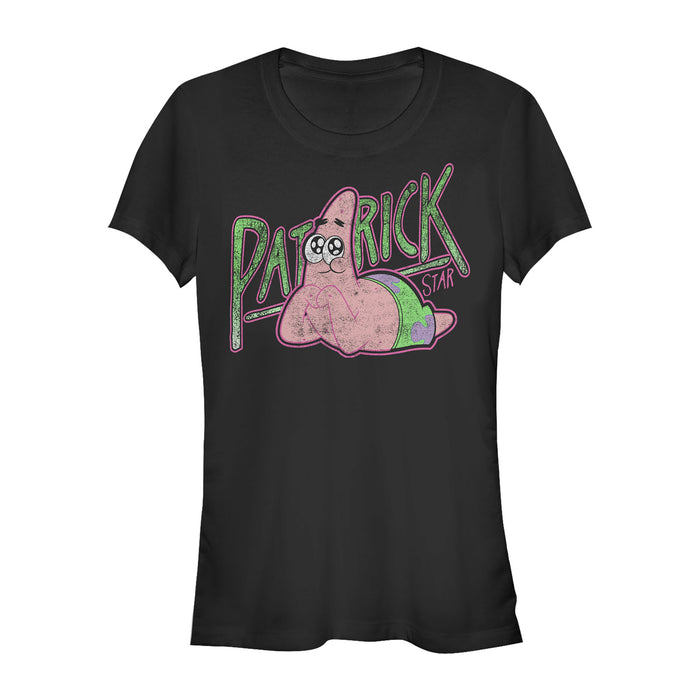 fifth sun Junior's SpongeBob SquarePants Adorable Patrick Star T-Shirt