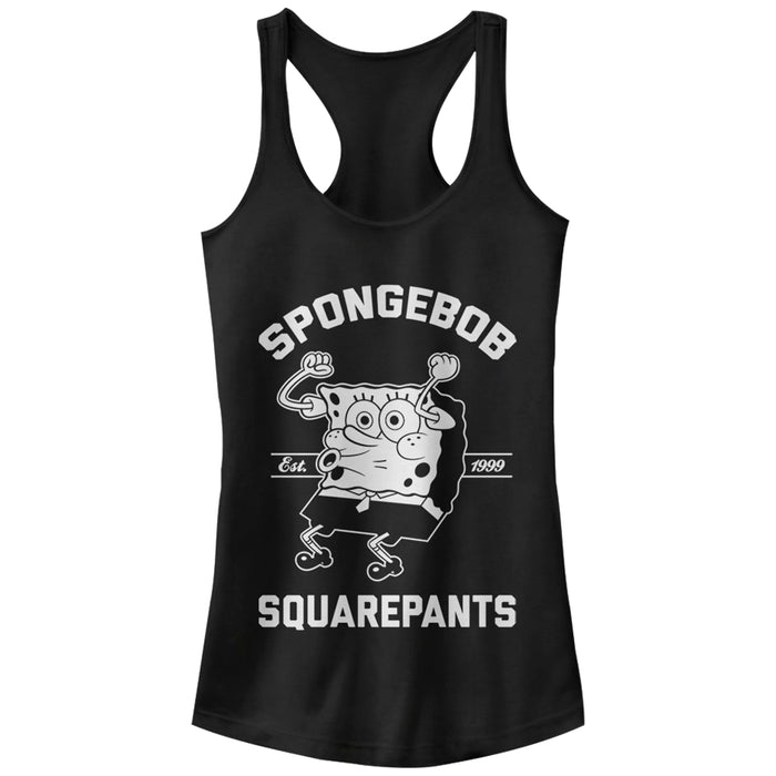 fifth sun Junior's SpongeBob SquarePants Cheer Est. 1999 Racerback Tank Top