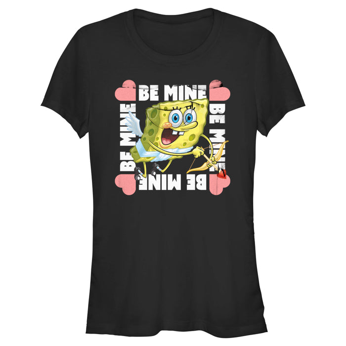 fifth sun Junior's SpongeBob SquarePants Cupid Be Mine T-Shirt