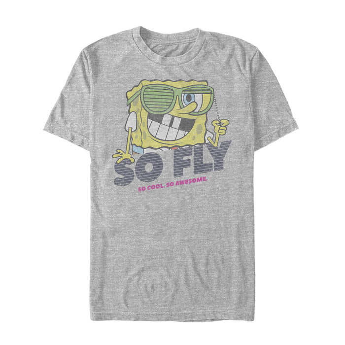 fifth sun Junior's SpongeBob SquarePants So Fly Sunglasses T-Shirt