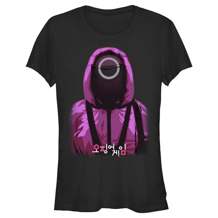 fifth sun Junior's Squid Game Circle Mask Worker T-Shirt