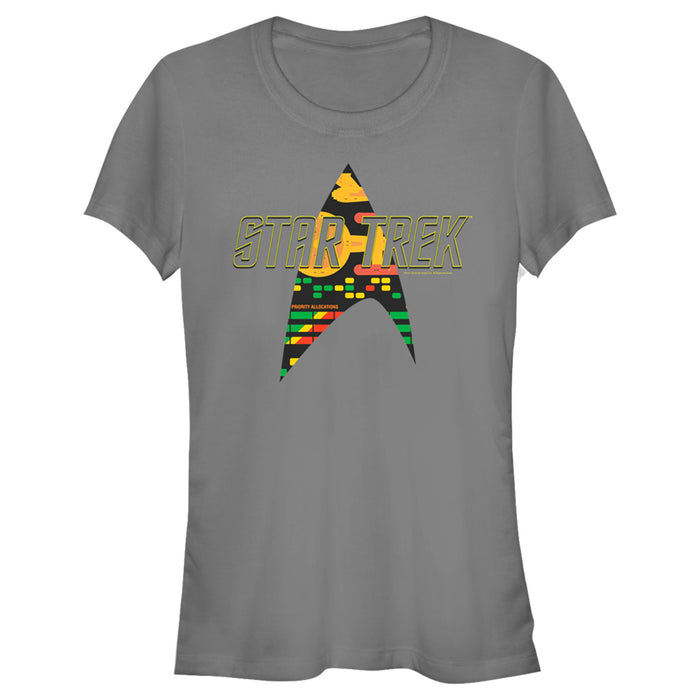 fifth sun Junior's Star Trek Allocations Logo T-Shirt