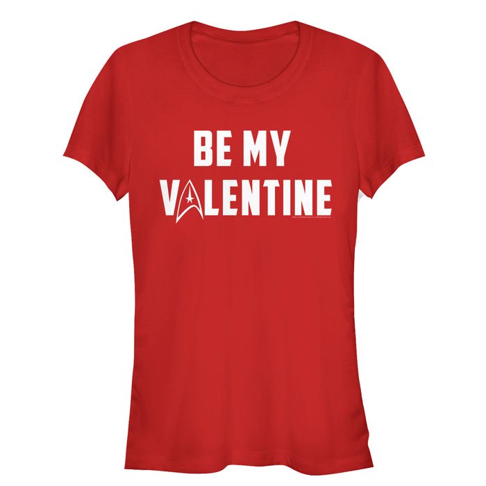fifth sun Junior's Star Trek Be My Starfleet Valentine T-Shirt