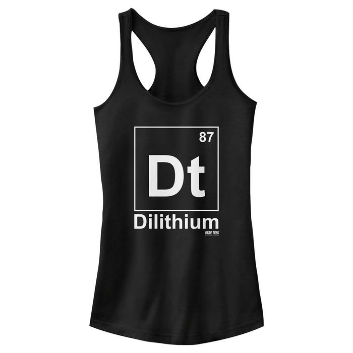 fifth sun Junior's Star Trek Dilithium Element #87 Racerback Tank Top