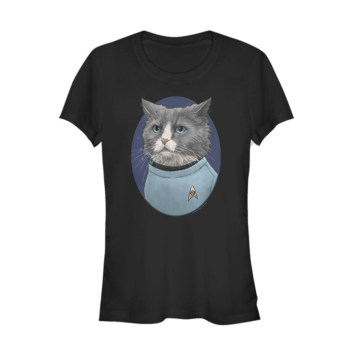 fifth sun Junior's Star Trek Doctor McCoy Cat Portrait T-Shirt