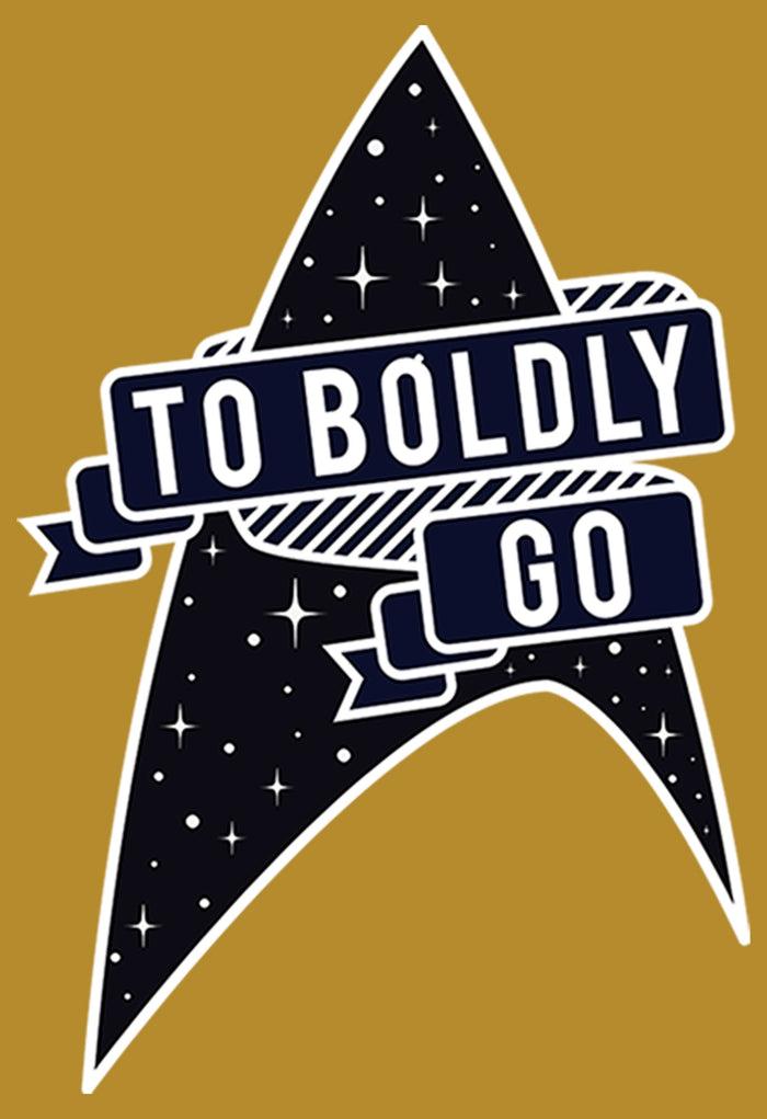 Fifth Sun Junior's Star Trek To Boldly Go Starfleet Festival Muscle Tee