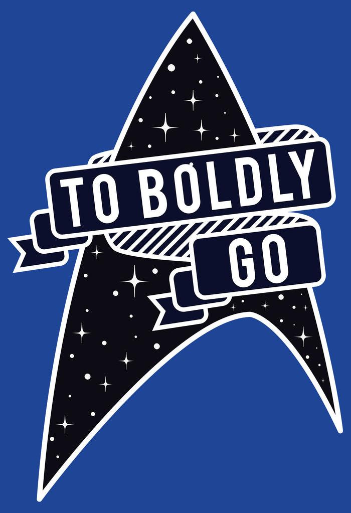 Fifth Sun Junior's Star Trek To Boldly Go Starfleet T-Shirt