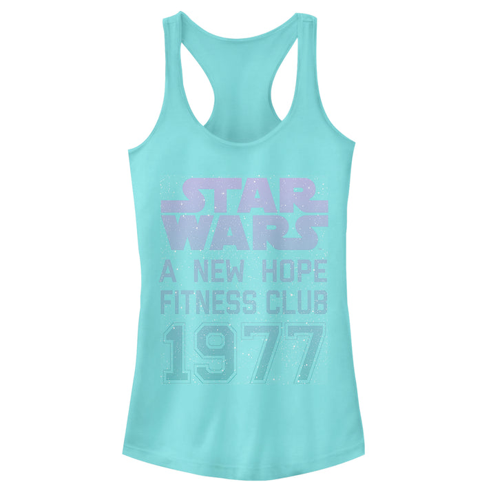 fifth sun Junior's Star Wars A New Hope Fitness Club Racerback Tank Top