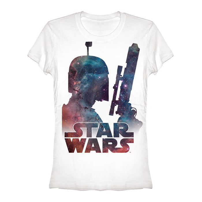 fifth sun Junior's Star Wars Boba Fett Nebula T-Shirt