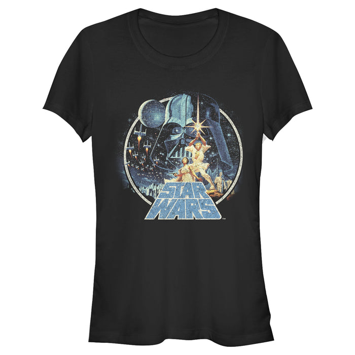 Fifth Sun Junior's Star Wars Classic Scene Circle T-Shirt