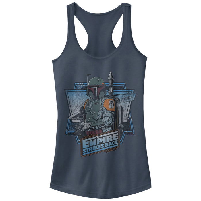 fifth sun Junior's Star Wars Empire Strikes Back Boba Fett Racerback Tank Top