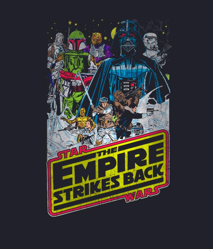 Fifth Sun Junior's Star Wars Empire Strikes Back Festival Muscle Tee