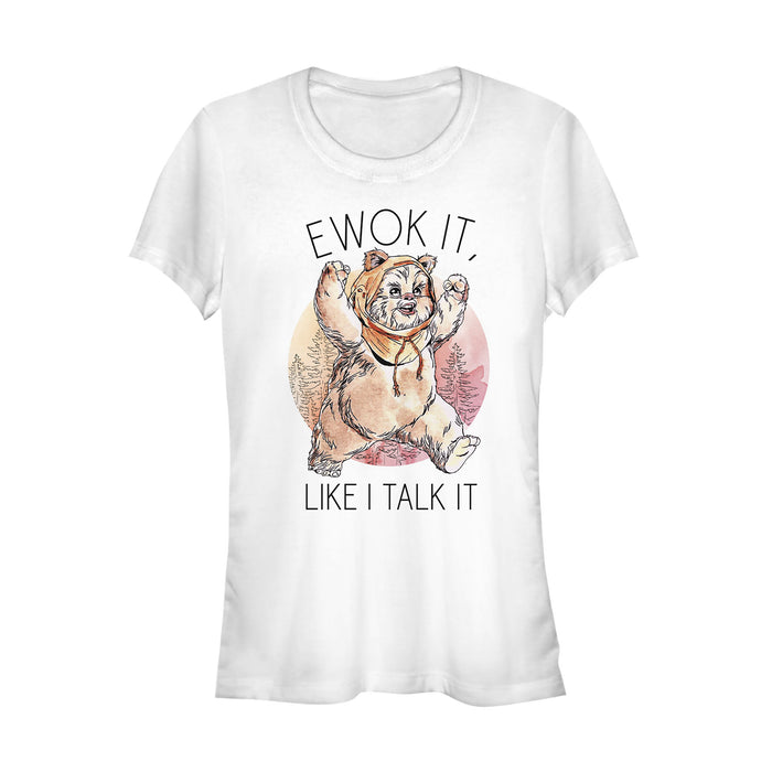 fifth sun Junior's Star Wars Ewok It Like I Talk It T-Shirt