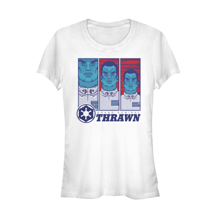 fifth sun Junior's Star Wars Grand Admiral Thrawn Panel T-Shirt