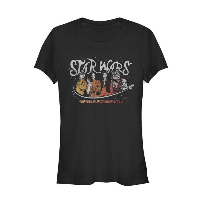 fifth sun Junior's Star Wars Groovy Force Calling You T-Shirt