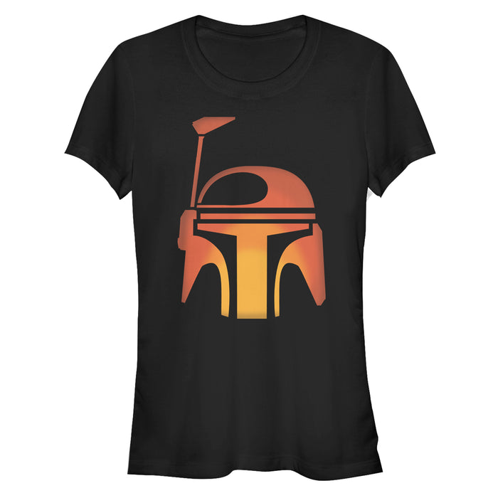 fifth sun Junior's Star Wars Halloween Boba Fett Pumpkin T-Shirt