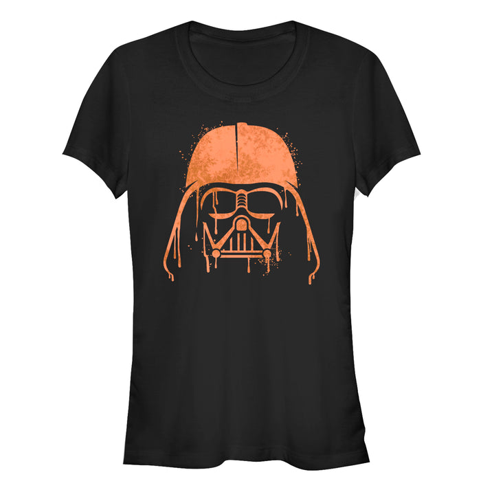 fifth sun Junior's Star Wars Halloween Vader Helmet Spray-Paint T-Shirt