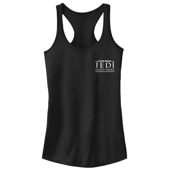 fifth sun Junior's Star Wars Jedi: Fallen Order Badge Logo Racerback Tank Top
