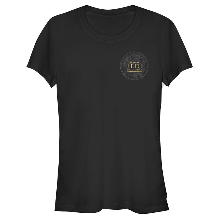 fifth sun Junior's Star Wars Jedi: Fallen Order Celestial Map Emblem T-Shirt