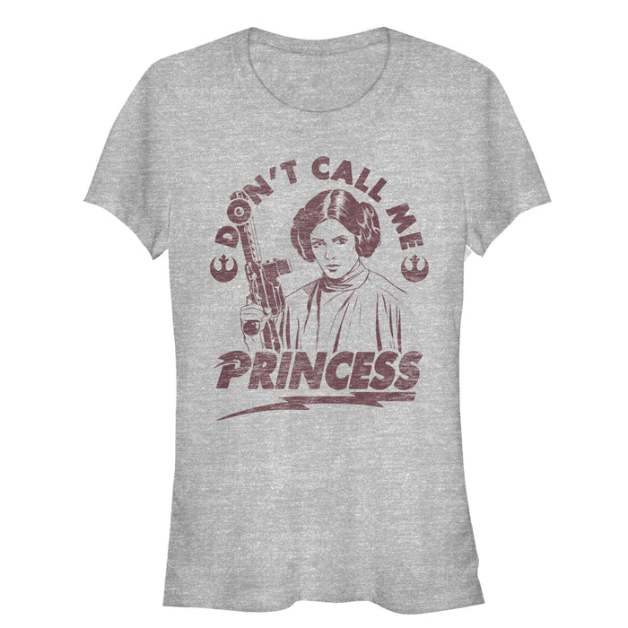 fifth sun Junior's Star Wars Leia Don't Call Me Princess T-Shirt