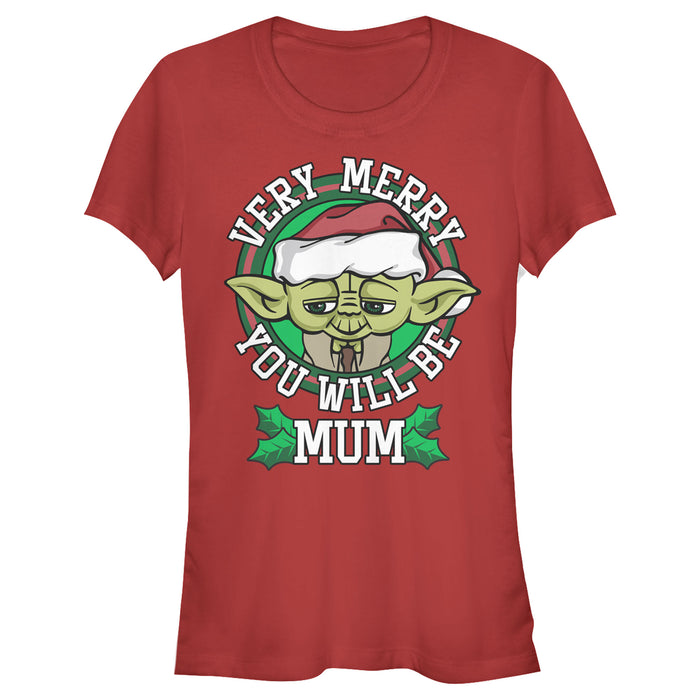 fifth sun Junior's Star Wars Merry Christmas Mum T-Shirt