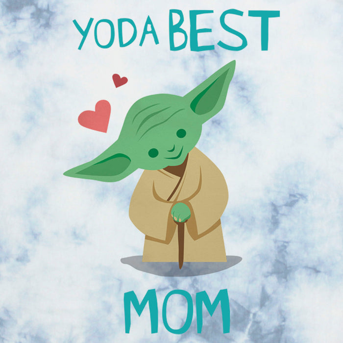 Fifth Sun Junior's Star Wars Mother's Day Best Mom Cartoon Yoda T-Shirt