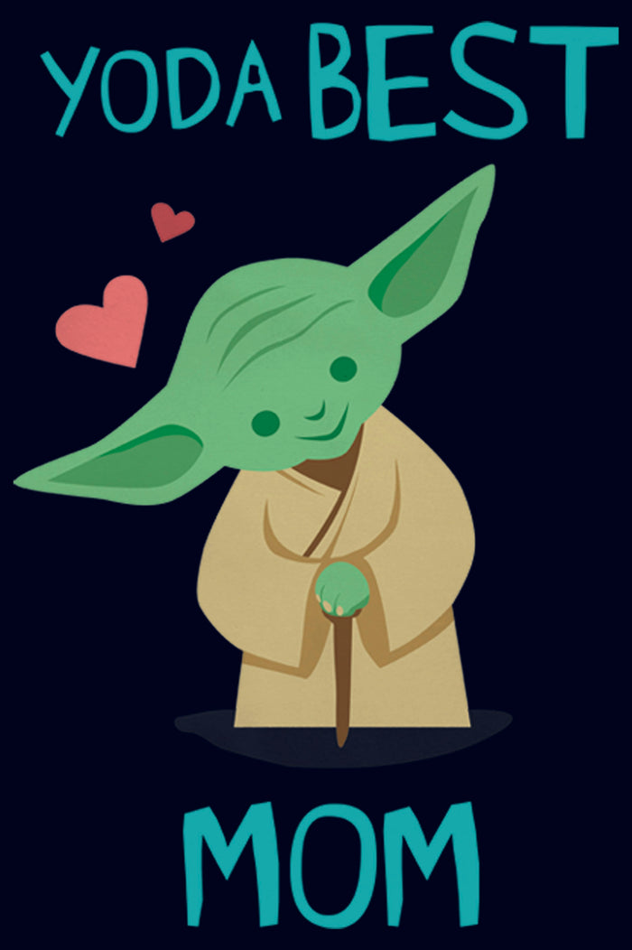 Fifth Sun Junior's Star Wars Mother's Day Best Mom Yoda T-Shirt