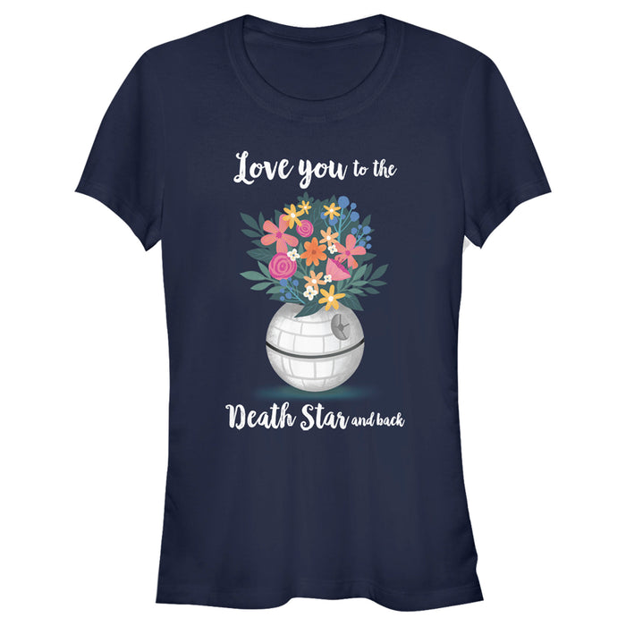 fifth sun Junior's Star Wars Mother's Day Love You to the Death Star and Back T-Shirt