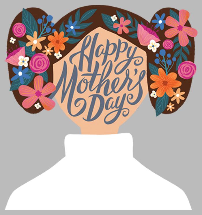 Fifth Sun Junior's Star Wars Princess Leia Abstract Happy Mother's Day T-Shirt