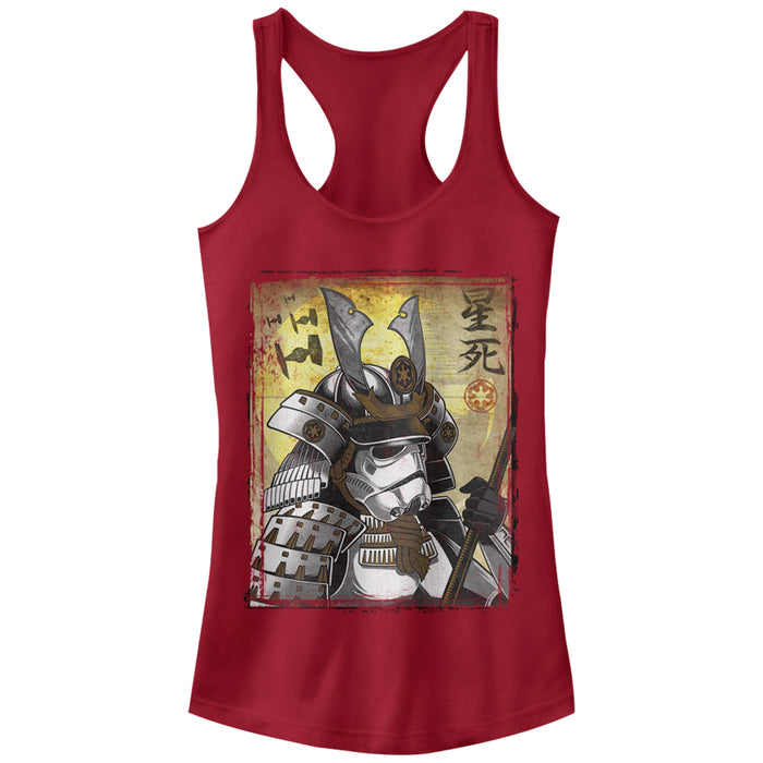 fifth sun Junior's Star Wars Samurai Stormtrooper Racerback Tank Top