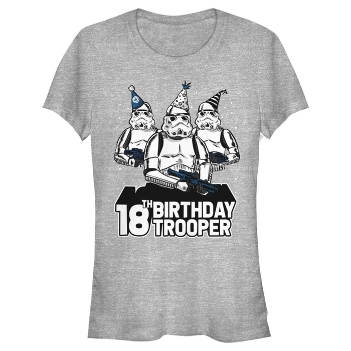 fifth sun Junior's Star Wars Stormtrooper Party Hats Trio 18th Birthday Trooper T-Shirt