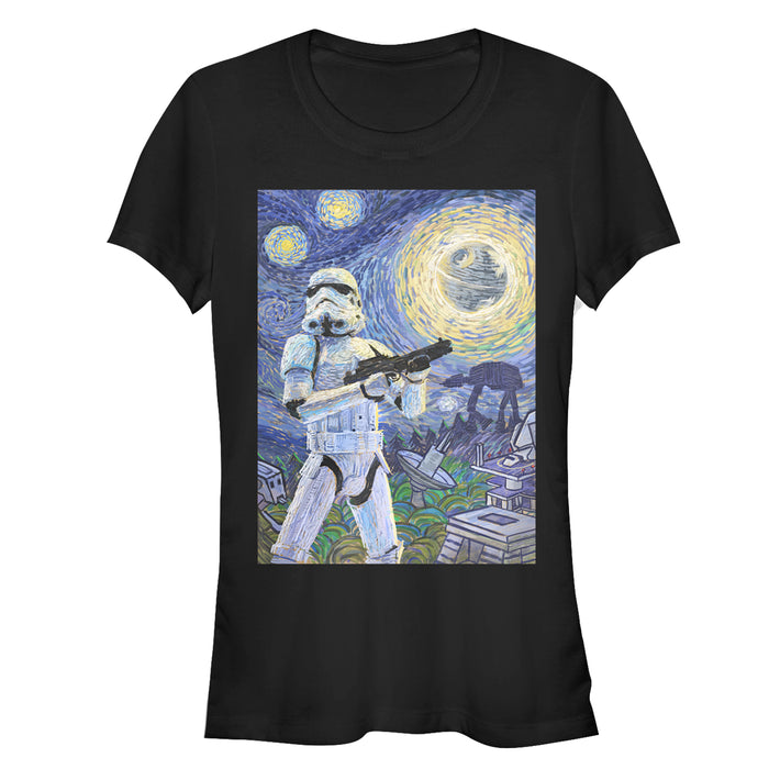 fifth sun Junior's Star Wars Stormtrooper Starry Night T-Shirt