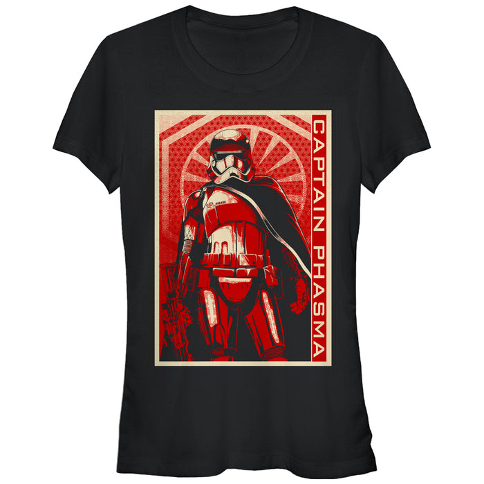 fifth sun Junior's Star Wars The Force Awakens Captain Phasma Poster T-Shirt