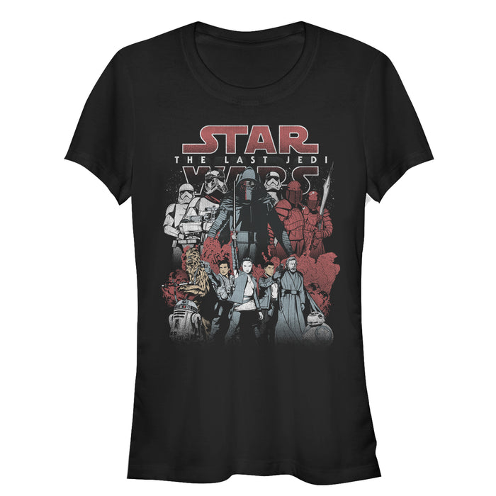 fifth sun Junior's Star Wars The Last Jedi Group Shot T-Shirt