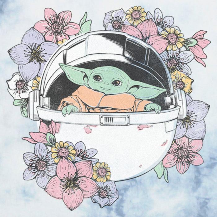 Fifth Sun Junior's Star Wars: The Mandalorian The Child Floral Crib T-Shirt