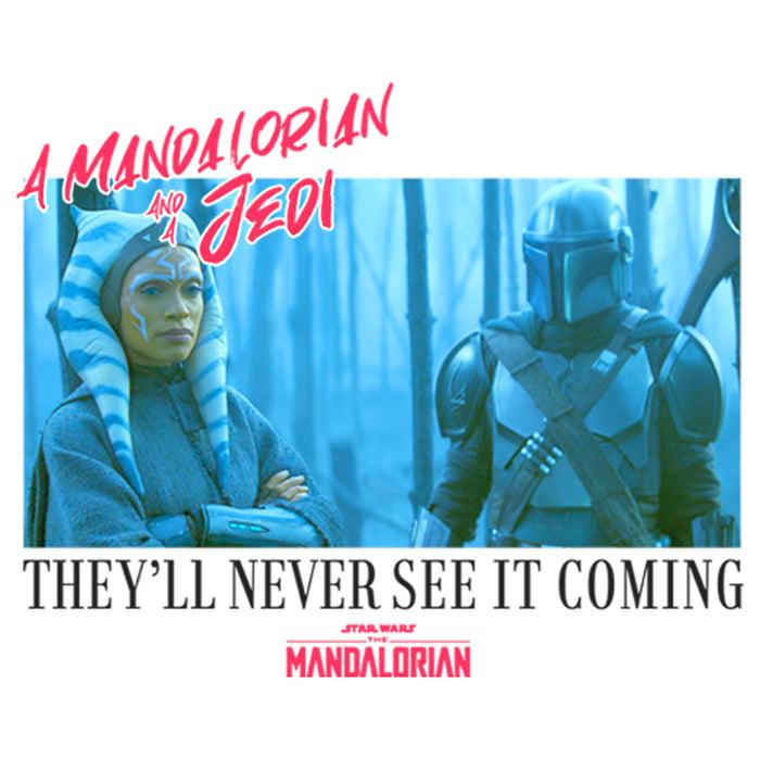 Fifth Sun Junior's Star Wars: The Mandalorian Unlikely Duo T-Shirt