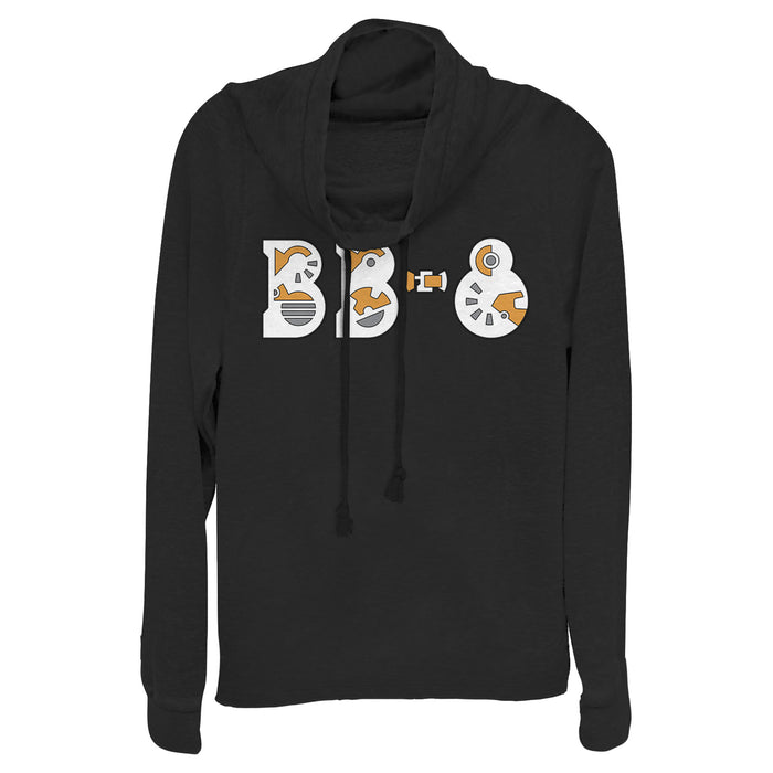 fifth sun Junior's Star Wars: The Rise of Skywalker BB-8 Gear Cowl Neck Sweatshirt