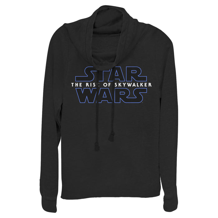 Fifth Sun Junior's Star Wars: The Rise Of Skywalker Classic Logo Cowl Neck Sweatshirt