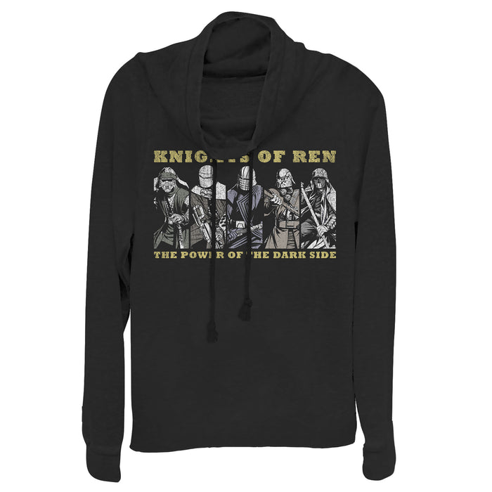 fifth sun Junior's Star Wars: The Rise of Skywalker Knights of Ren Power Cowl Neck Sweatshirt