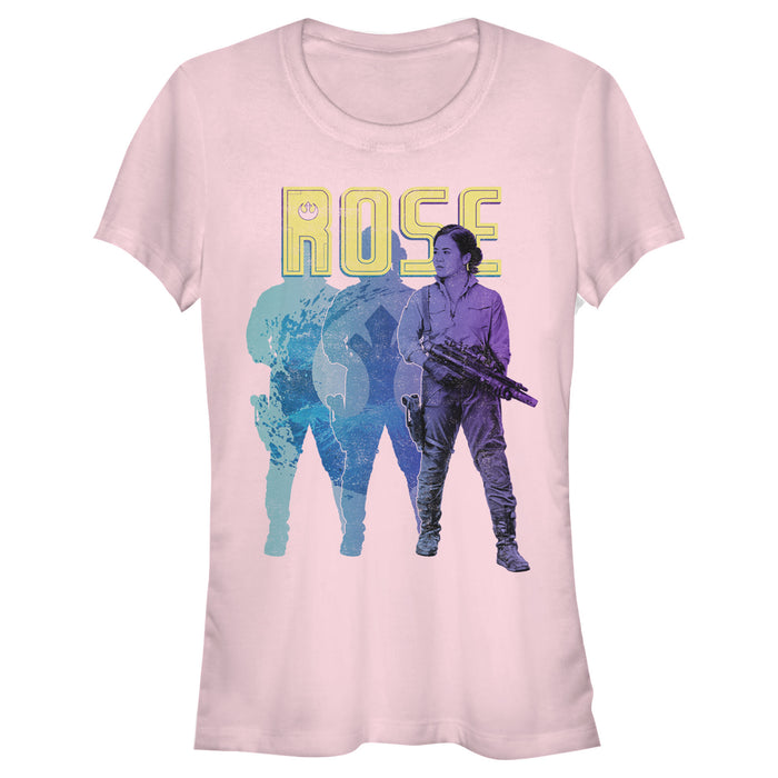 fifth sun Junior's Star Wars: The Rise of Skywalker Rose Silhouette T-Shirt