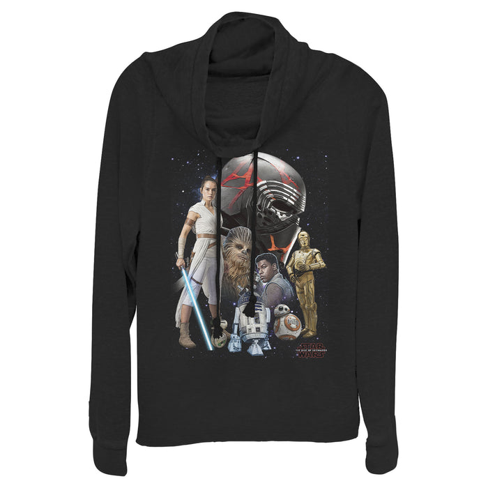 fifth sun Junior's Star Wars: The Rise of Skywalker Sith Villain Trooper Cowl Neck Sweatshirt