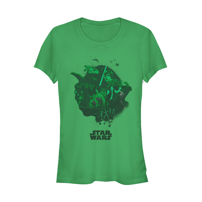 fifth sun Junior's Star Wars Unifying Yoda Collage T-Shirt