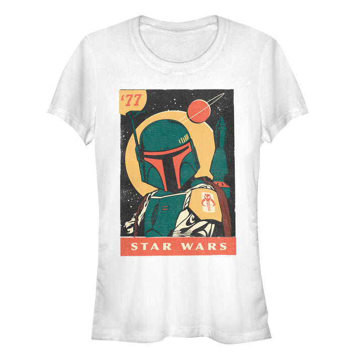 fifth sun Junior's Star Wars Vintage Boba Fett Poster T-Shirt
