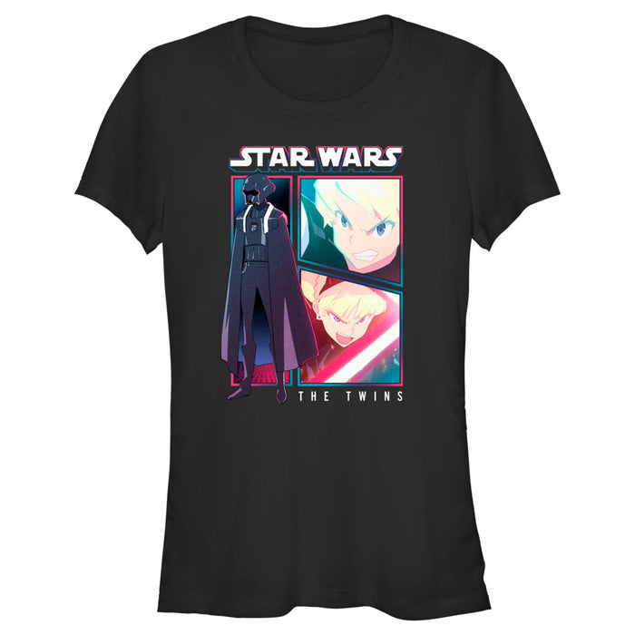 fifth sun Junior's Star Wars: Visions The Twins Comic Panels T-Shirt