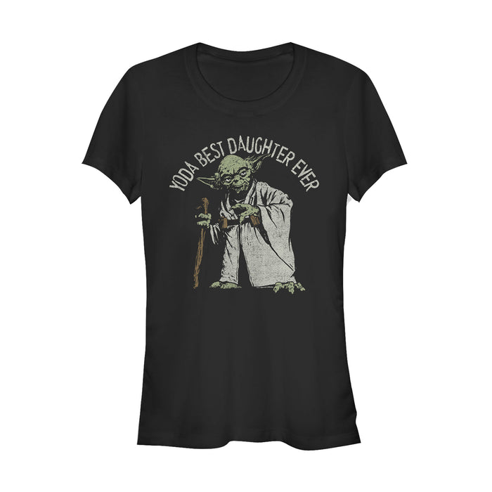 fifth sun Junior's Star Wars Yoda Best Daughter Ever T-Shirt
