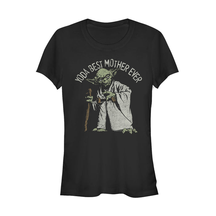 fifth sun Junior's Star Wars Yoda Best Mother Ever T-Shirt